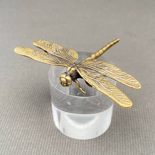 Dragonfly Large | Brass Figurine - Spiral Circle