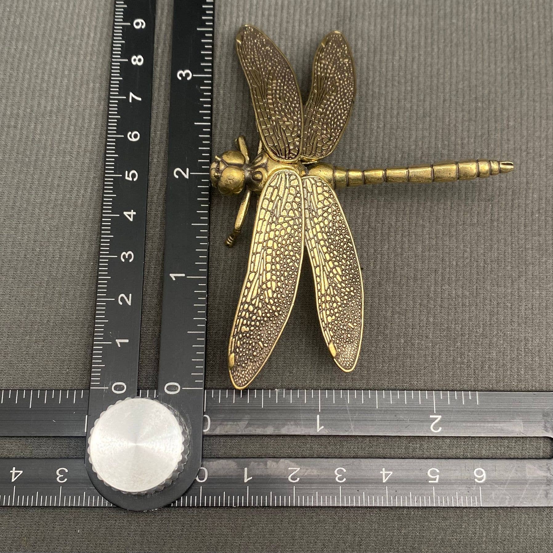 Dragonfly Small | Brass Figurine - Spiral Circle
