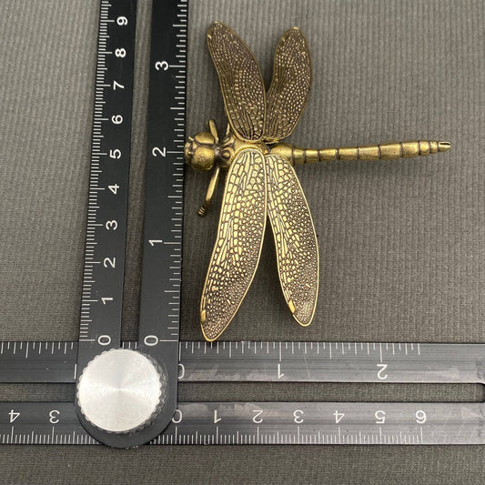 Dragonfly Small | Brass Figurine - Spiral Circle