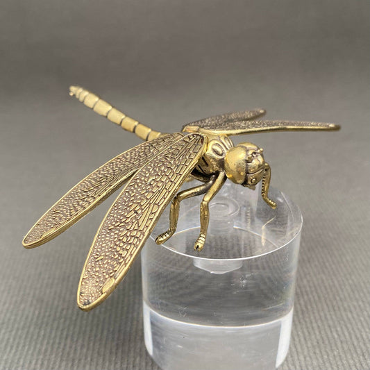Dragonfly Small | Brass Figurine - Spiral Circle