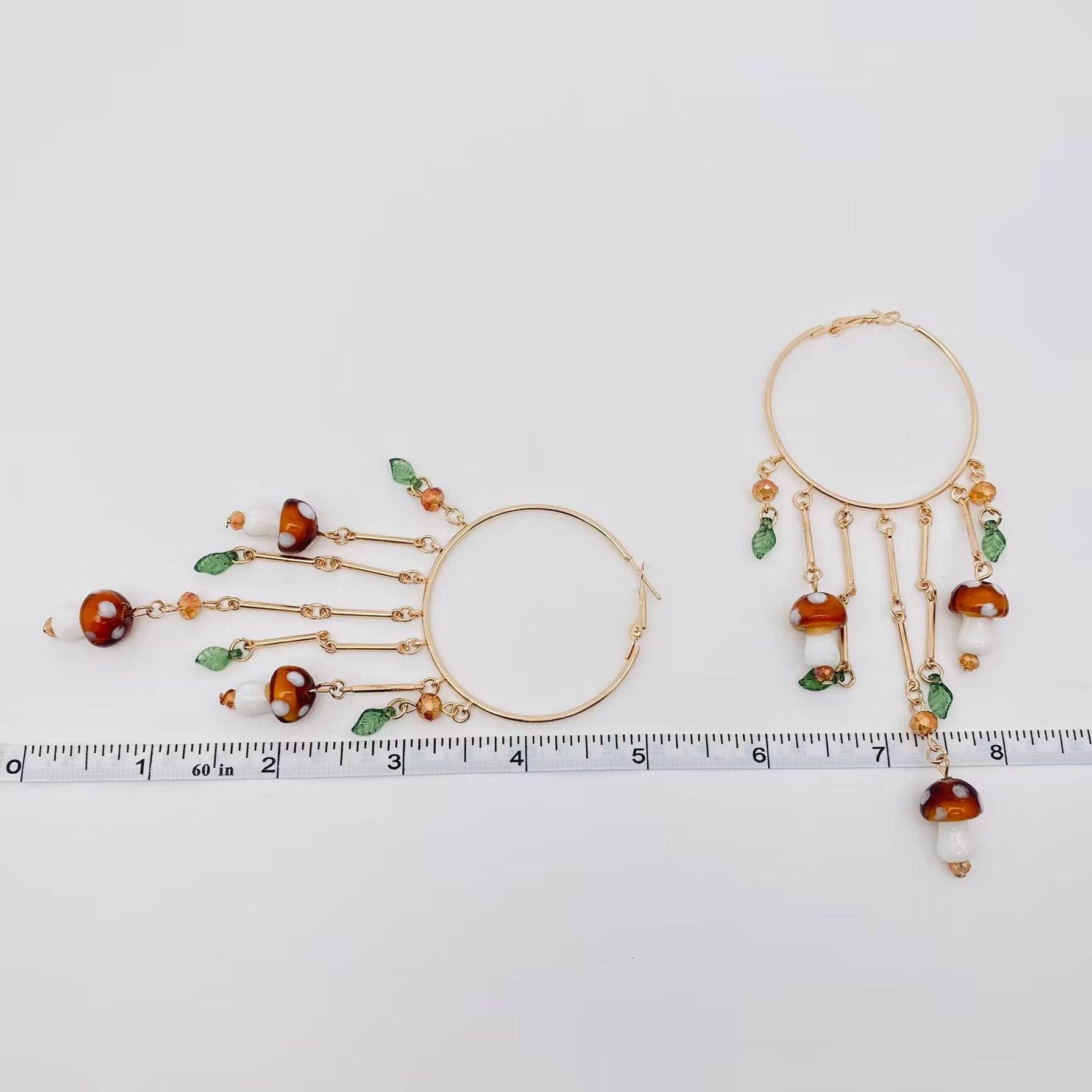 Mushroom Tassel Earrings