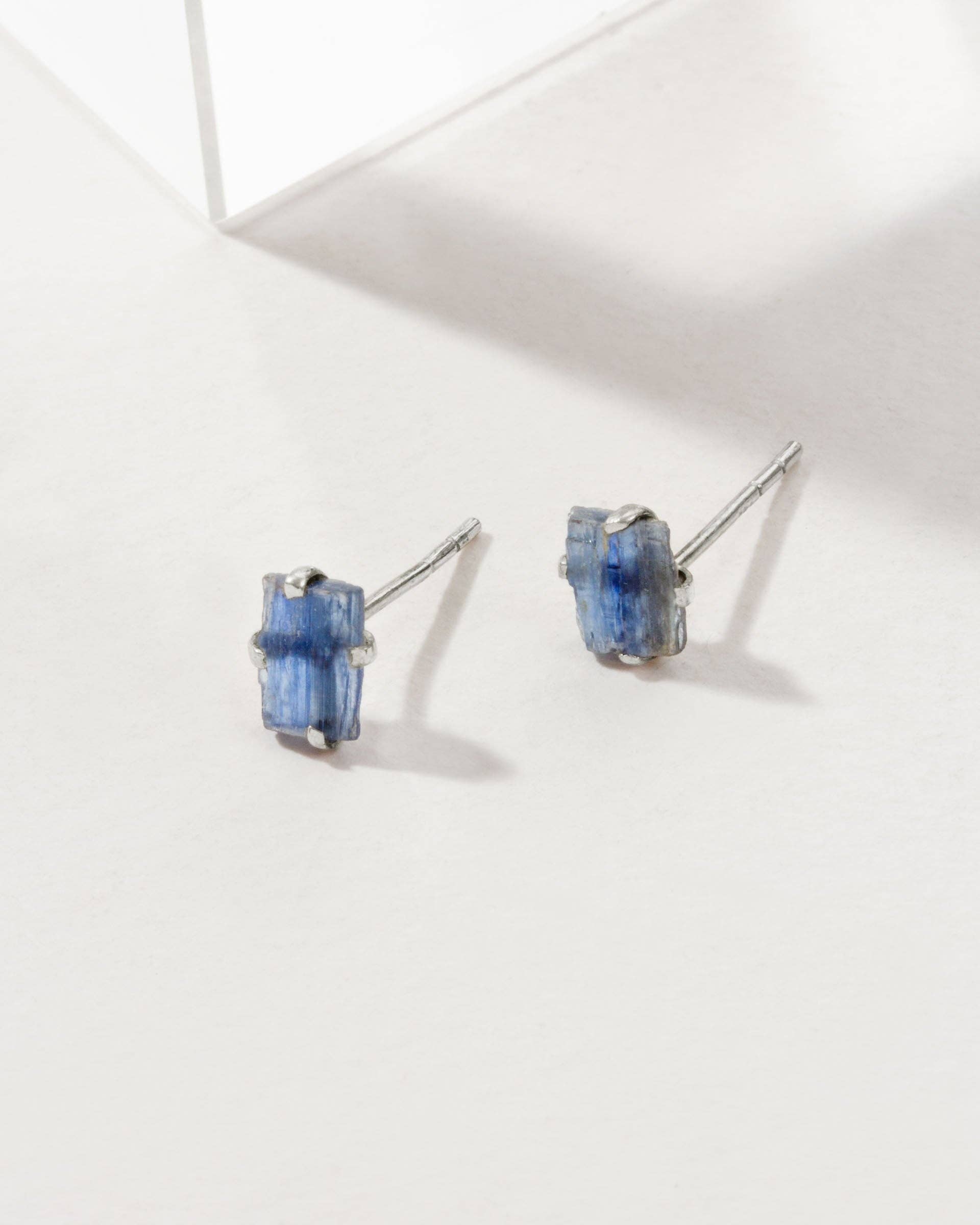 Kyanite Beauty Post Earrings | Sterling Silver