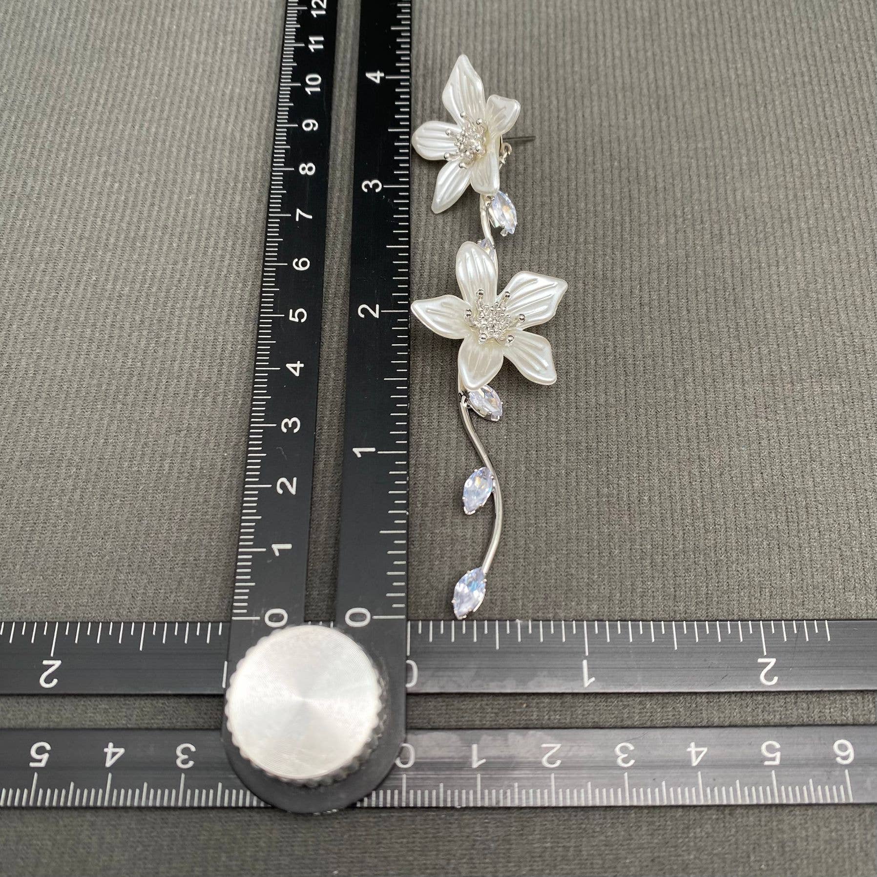Inlaid Flower Earrings