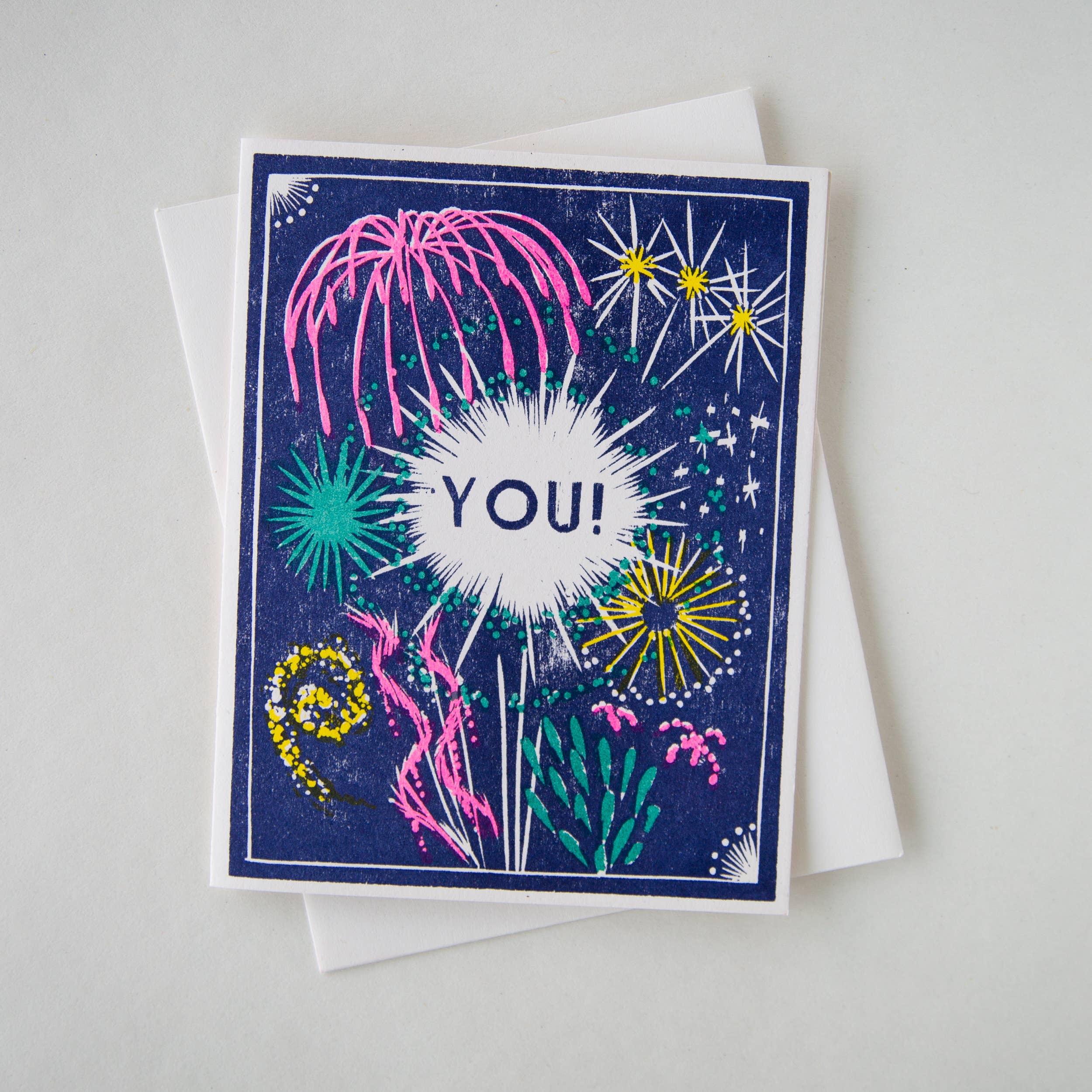 Fireworks For You Celebration Card