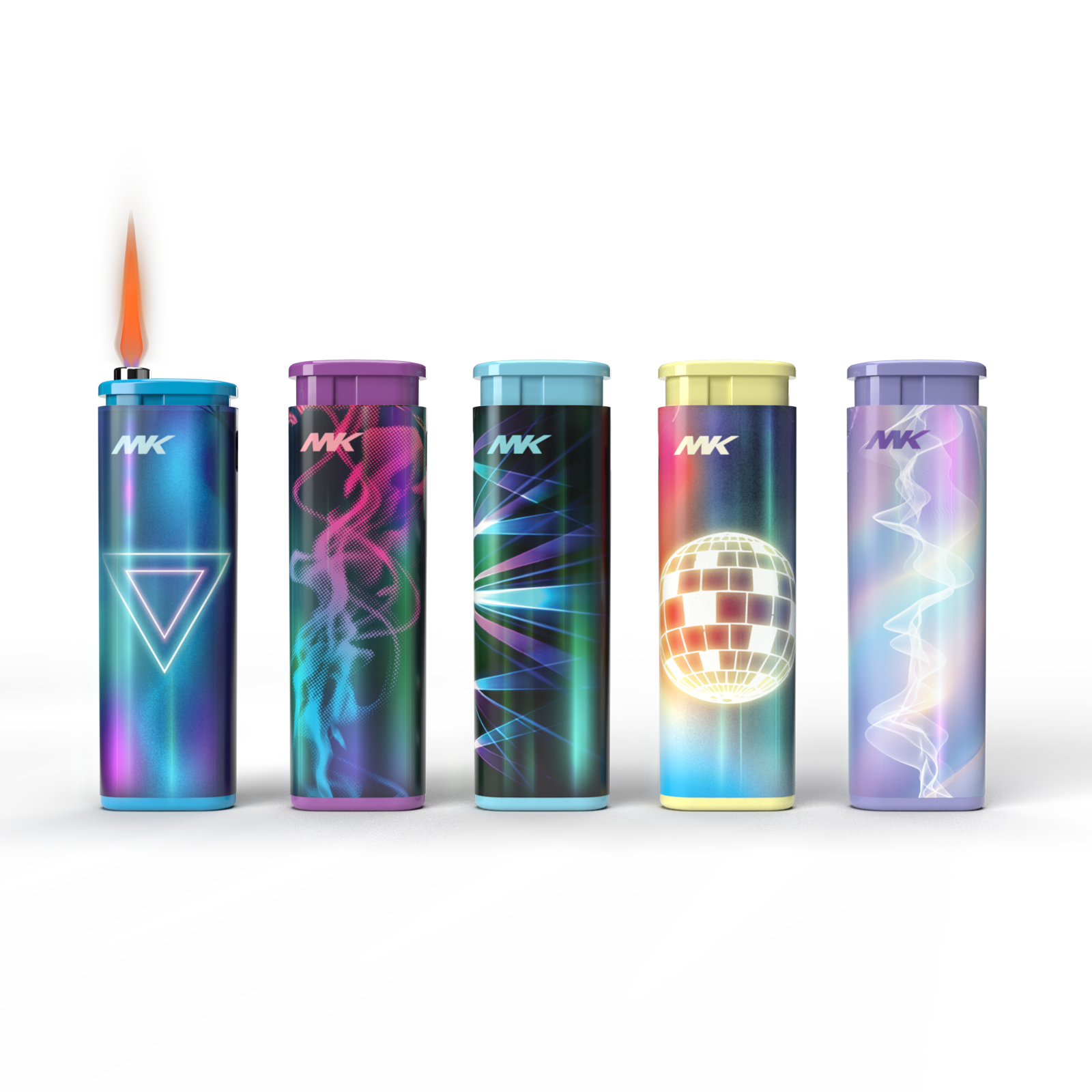 EDM Pocket Lighters - Spiral Circle