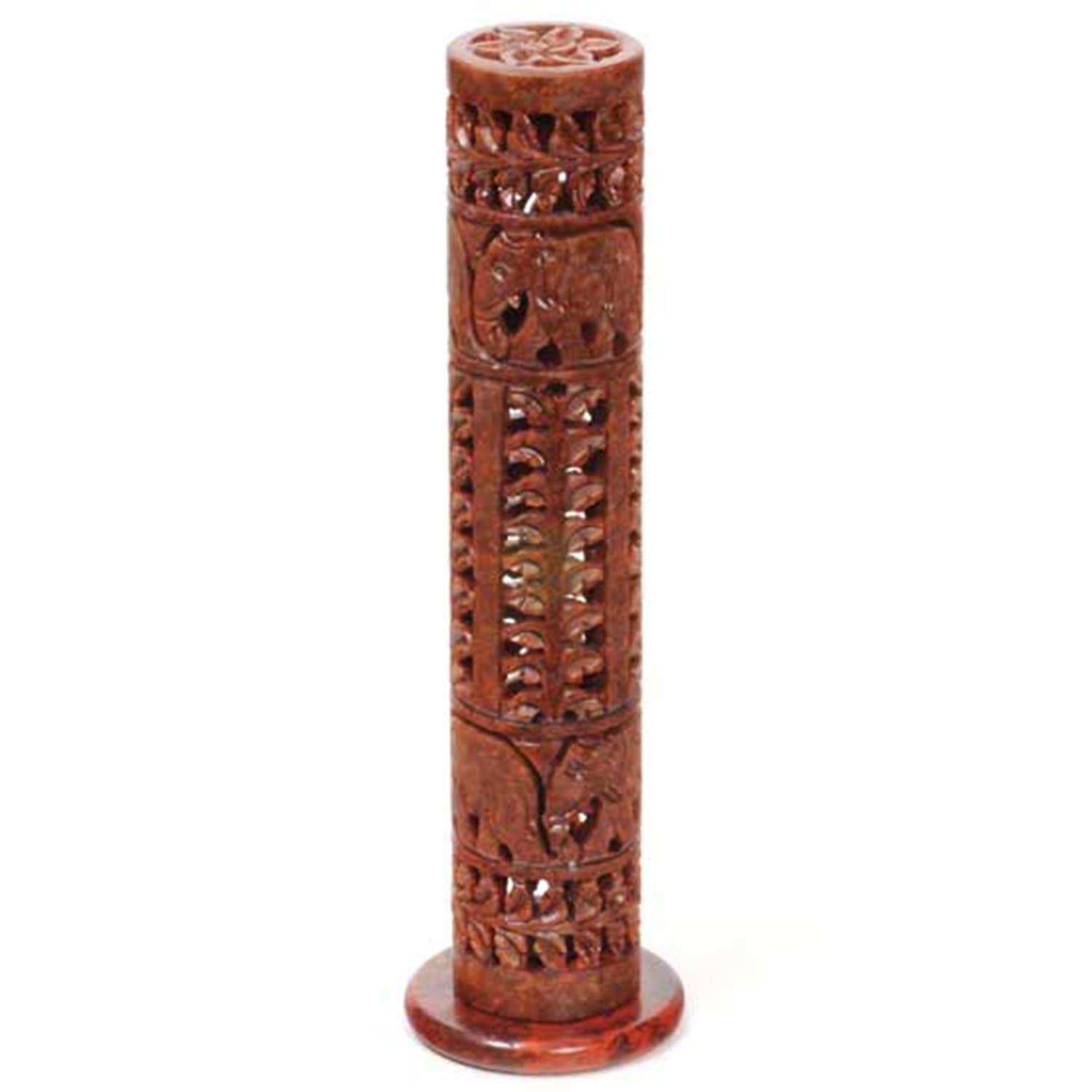Elephant Incense Burner Tower - Spiral Circle