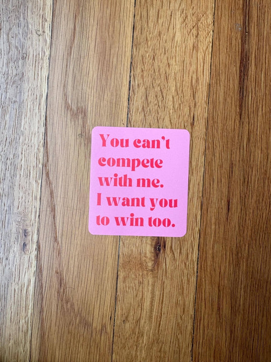 Empowerment Feminist Waterproof Vinyl Sticker - Spiral Circle