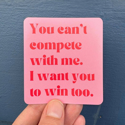 Empowerment Feminist Waterproof Vinyl Sticker - Spiral Circle