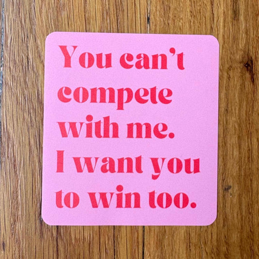 Empowerment Feminist Waterproof Vinyl Sticker - Spiral Circle