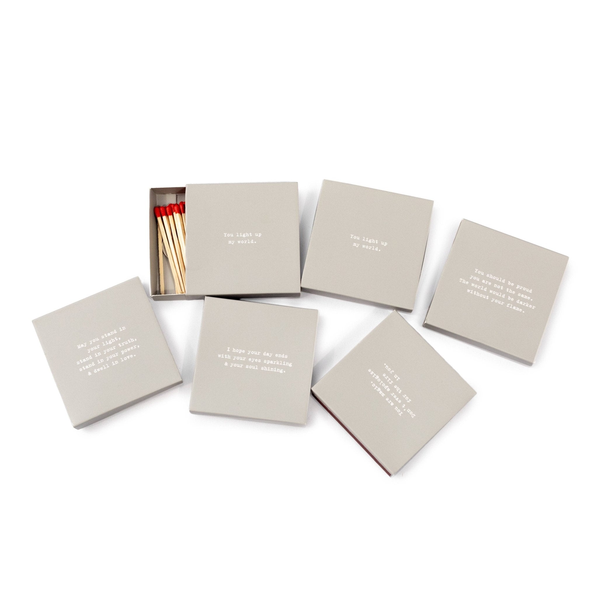 Encouragement Matches | Assorted - Spiral Circle