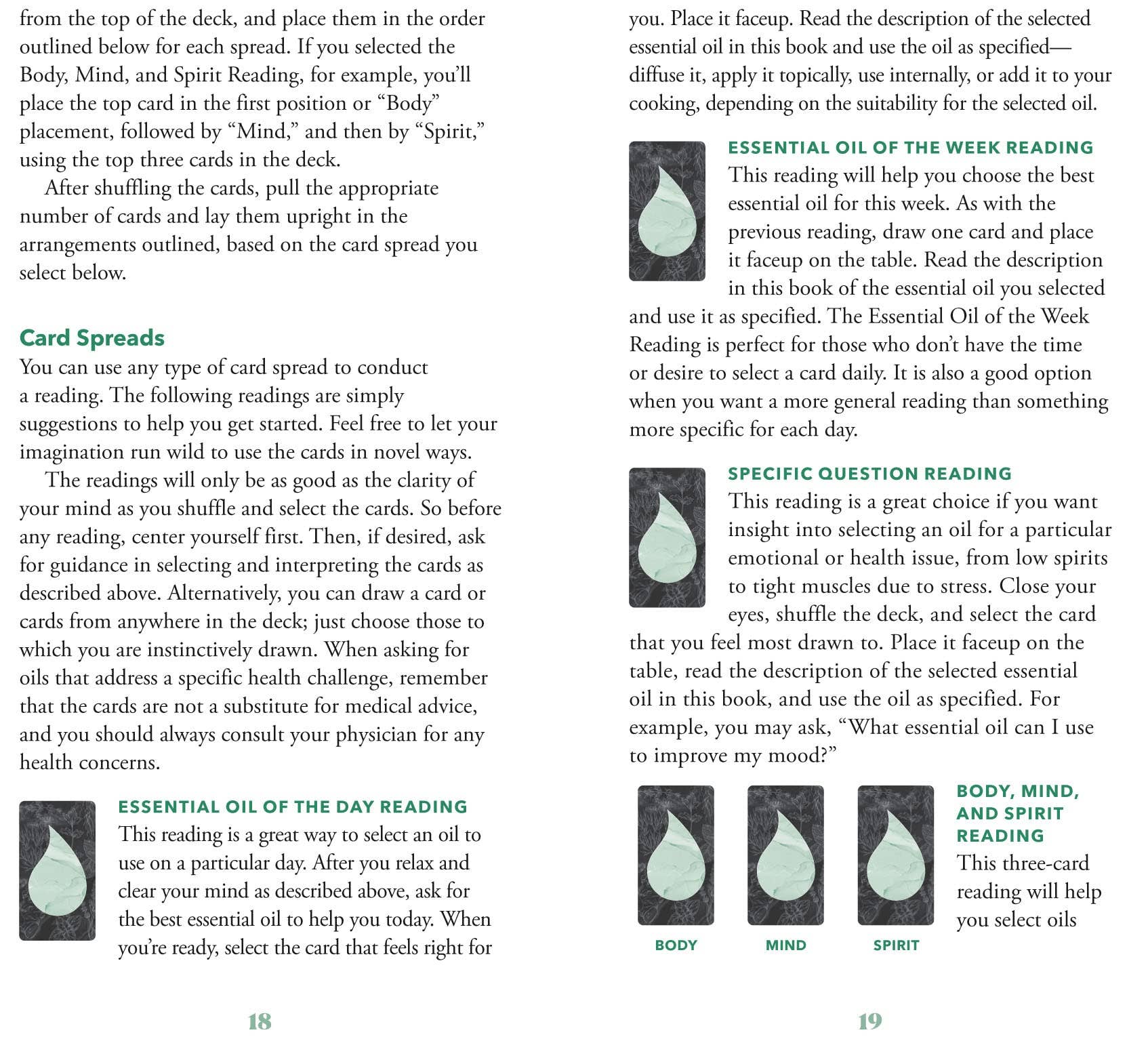 Essential Oils Healing Deck: 52 Cards for Mind, Body, Spirit - Spiral Circle