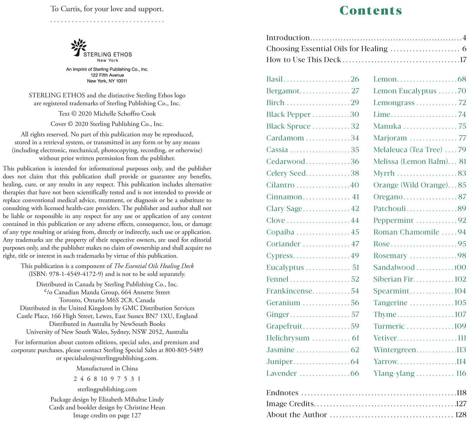 Essential Oils Healing Deck: 52 Cards for Mind, Body, Spirit - Spiral Circle