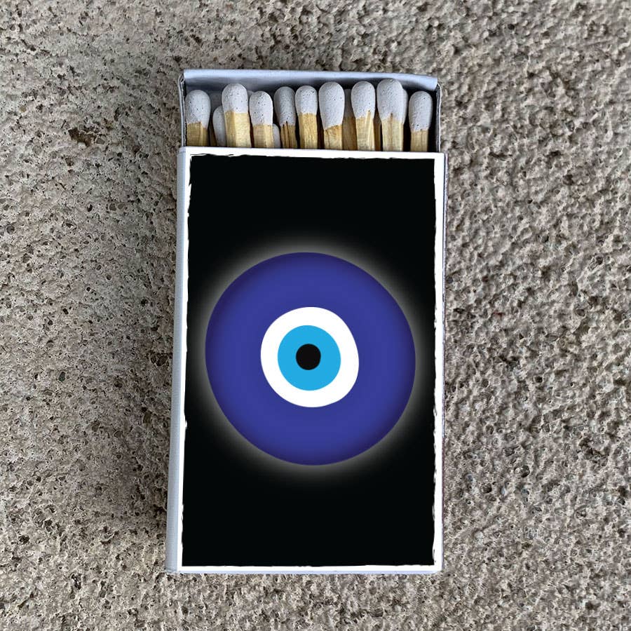 Evil Eye Matchbox - Spiral Circle