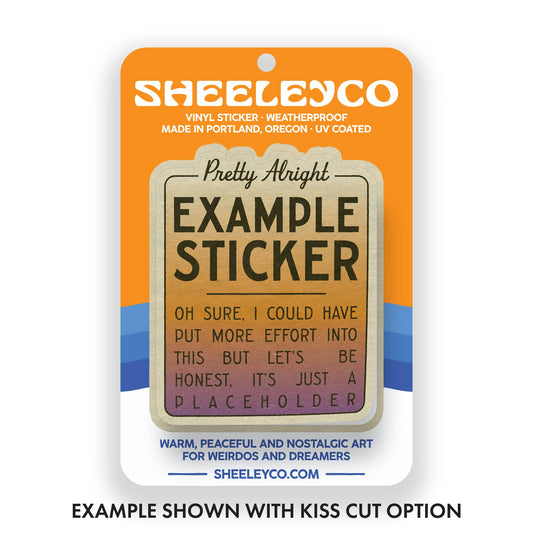 Explore The Unknown Vinyl Sticker - Spiral Circle