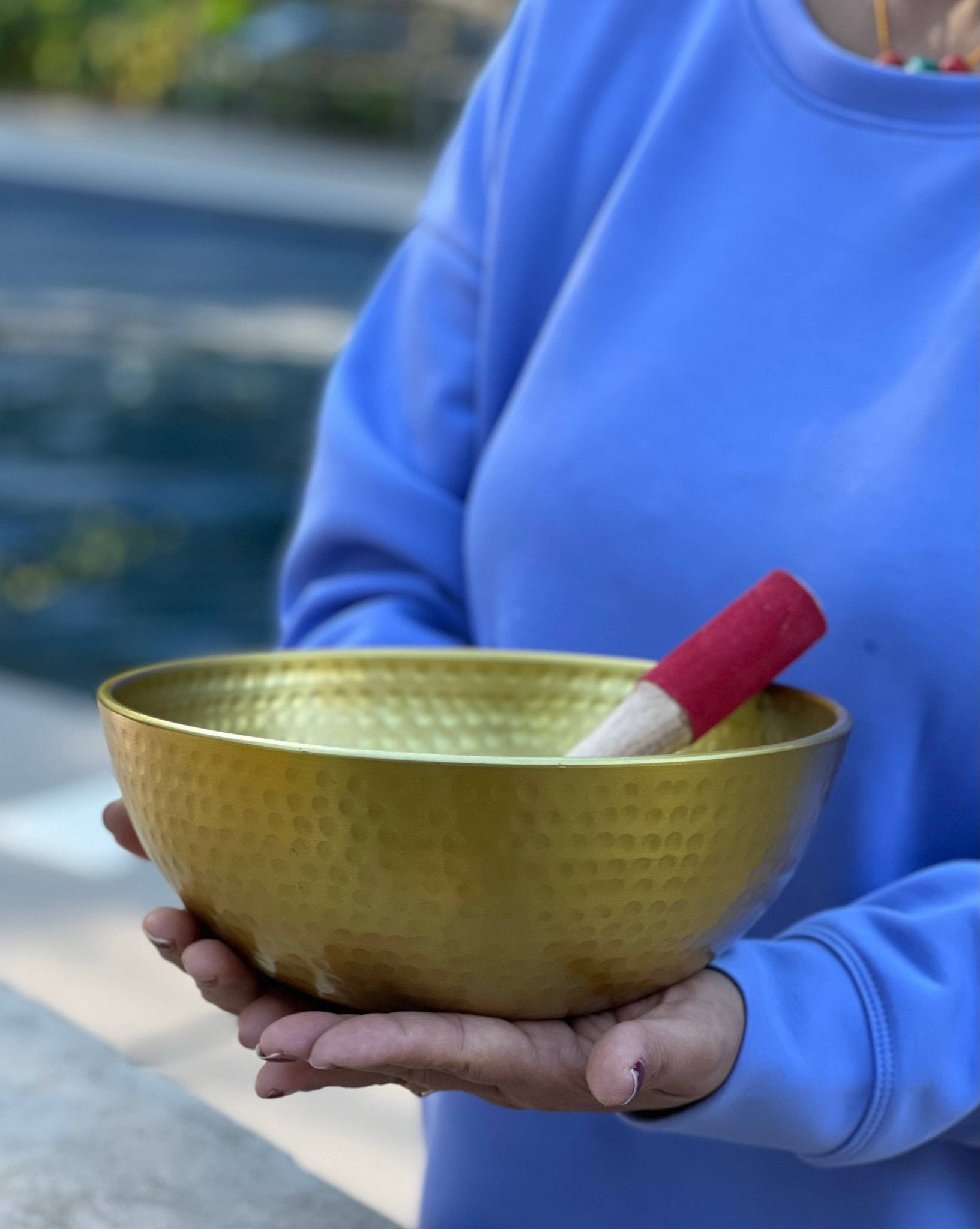 Extra Large Singing Bowl - Spiral Circle
