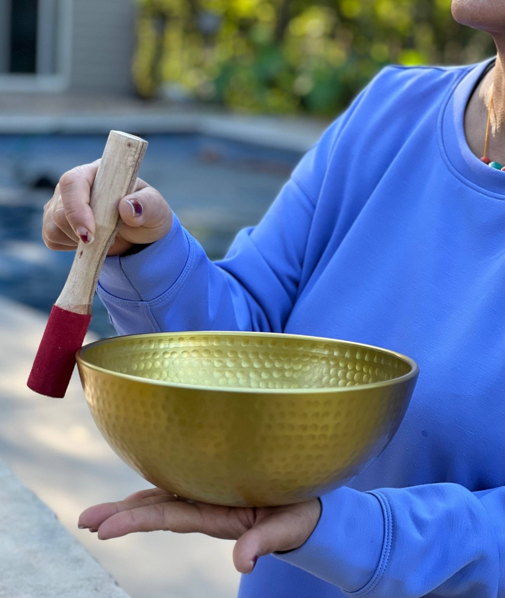 Extra Large Singing Bowl - Spiral Circle