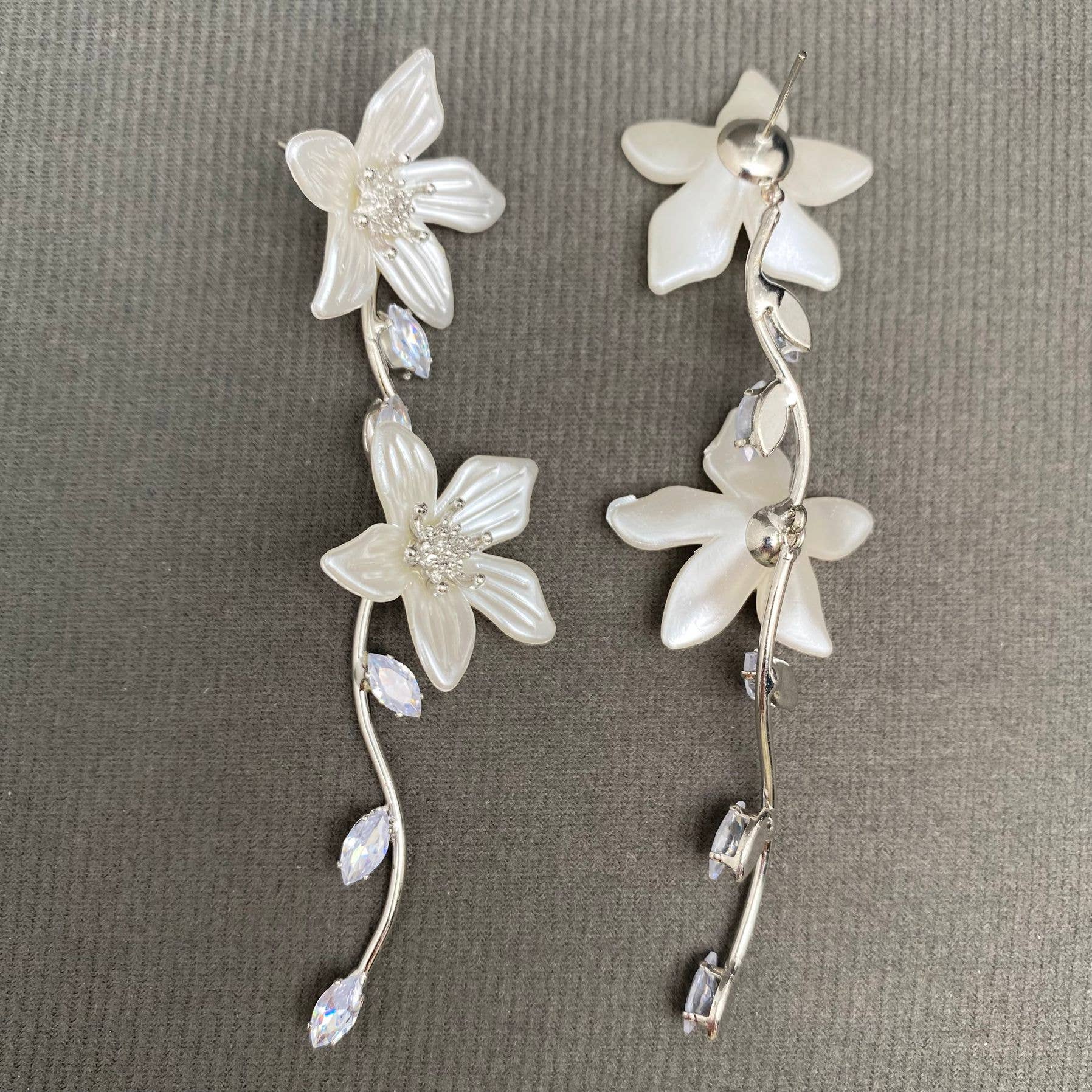 Inlaid Flower Earrings