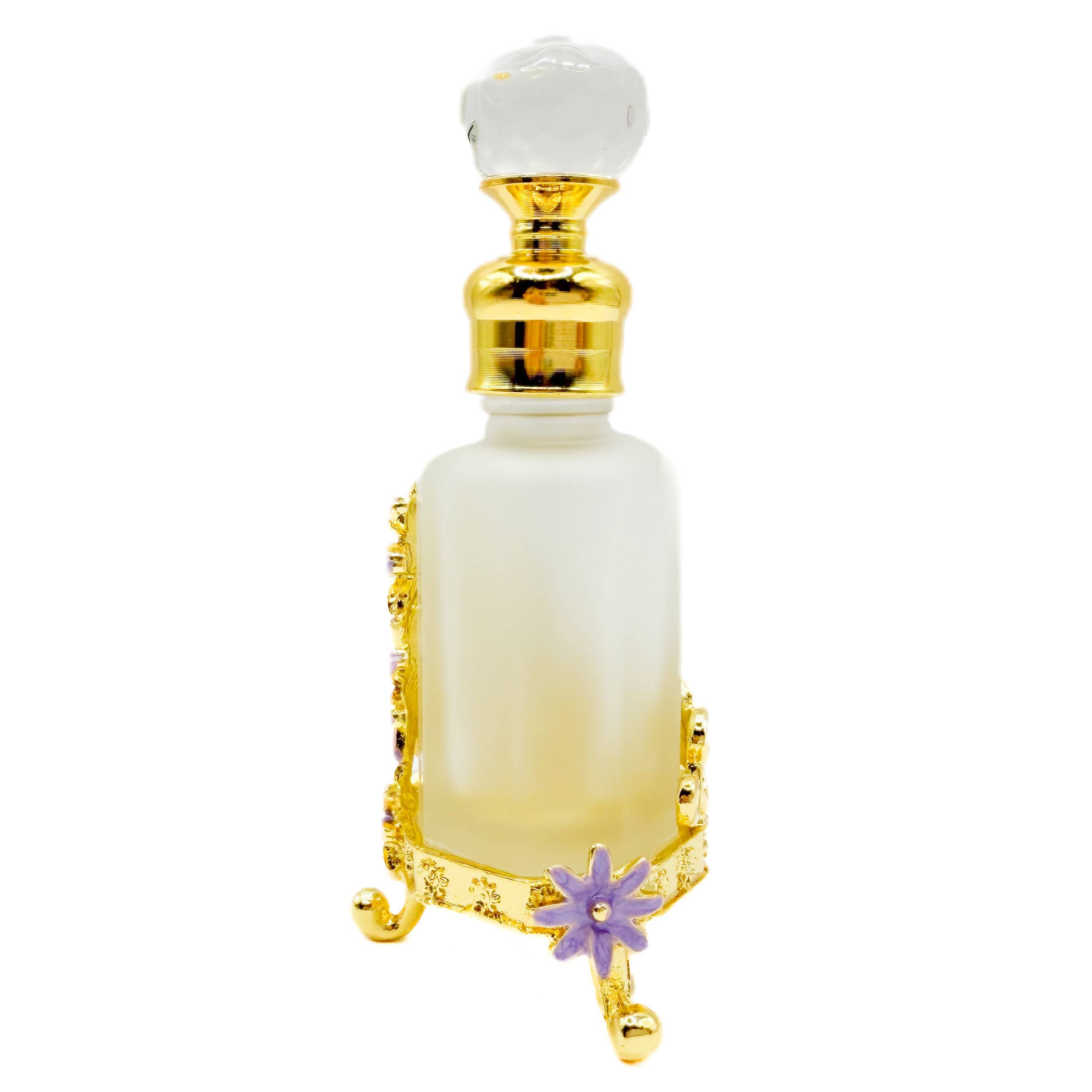 Perfume Bottle - Style 15 - Purple Flower