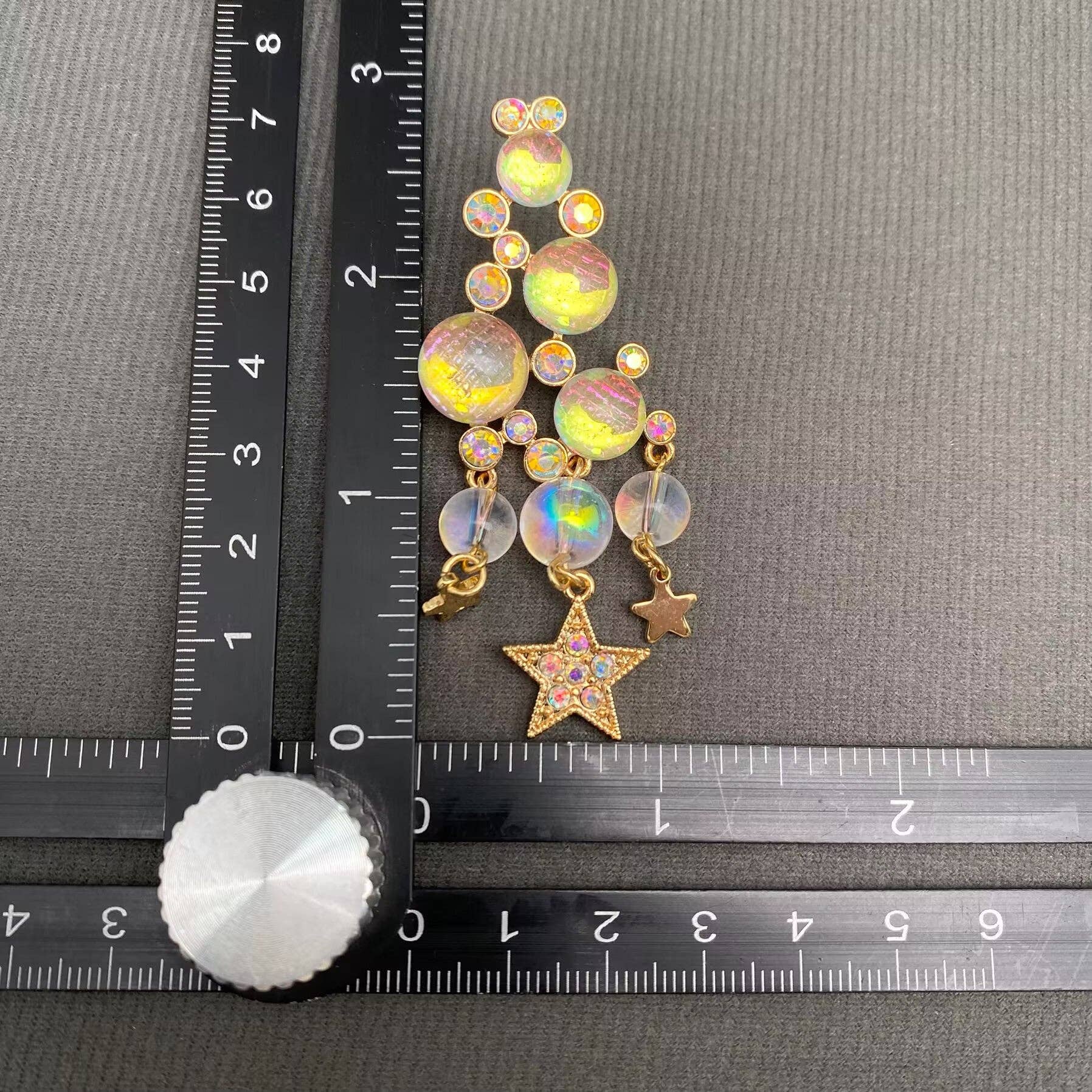 Fabulous Stars & Bubbles Earrings - Spiral Circle