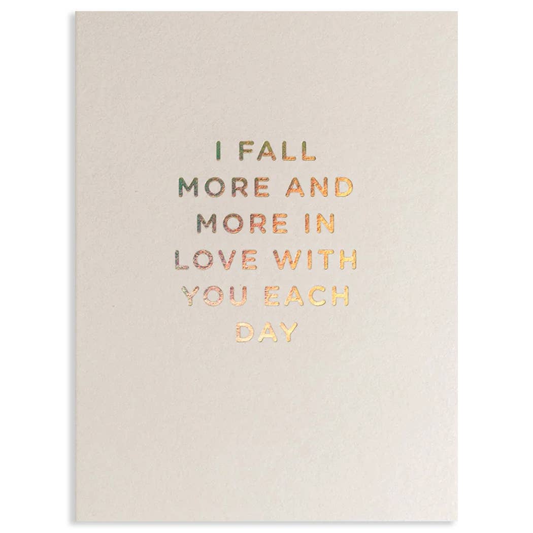 FALL MORE AND MORE LOVE CARD - Spiral Circle