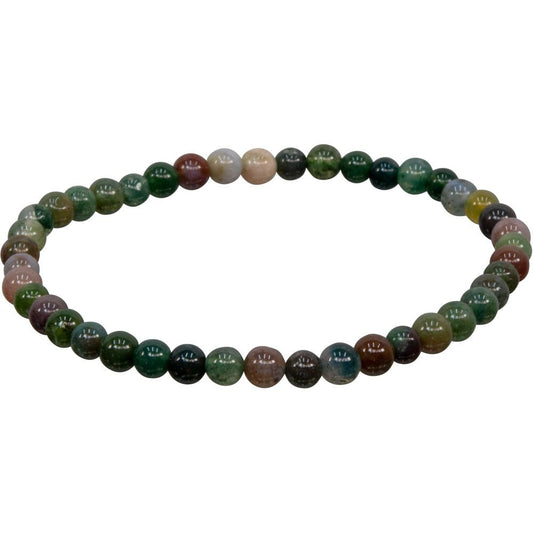 Fancy Jasper Beaded Bracelet | 4mm - Spiral Circle