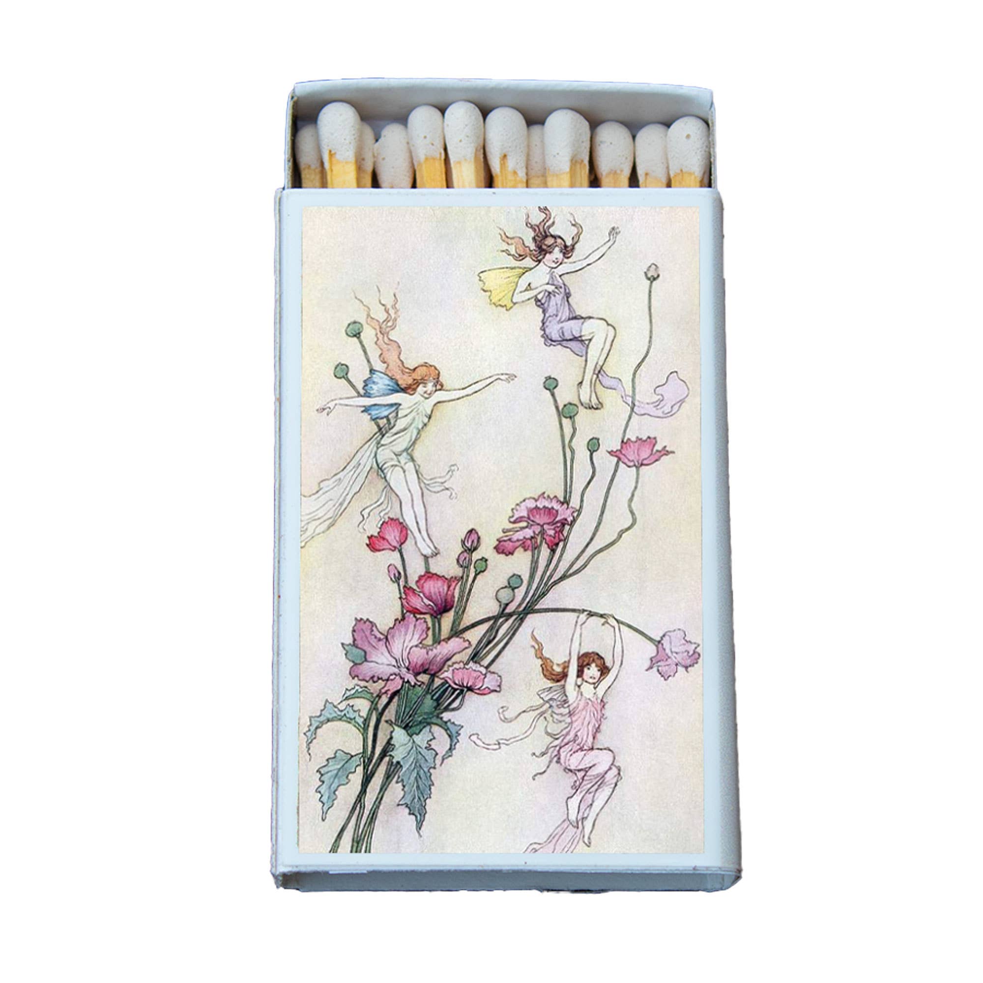 Fantasy 3 Fairies Matchbox| Decorative Matches - Spiral Circle