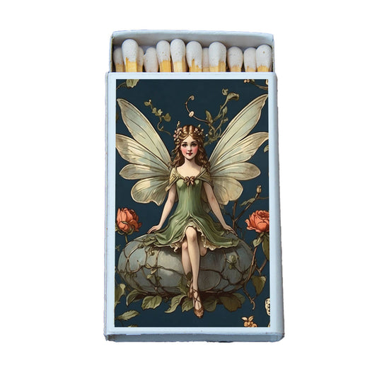 Fantasy Fairy Matchbox | Decorative Matches - Spiral Circle
