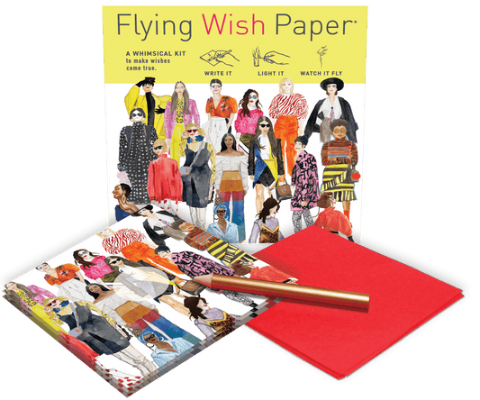 FASHION / Mini Kit / 15 Wishing Papers + Accessories - Spiral Circle