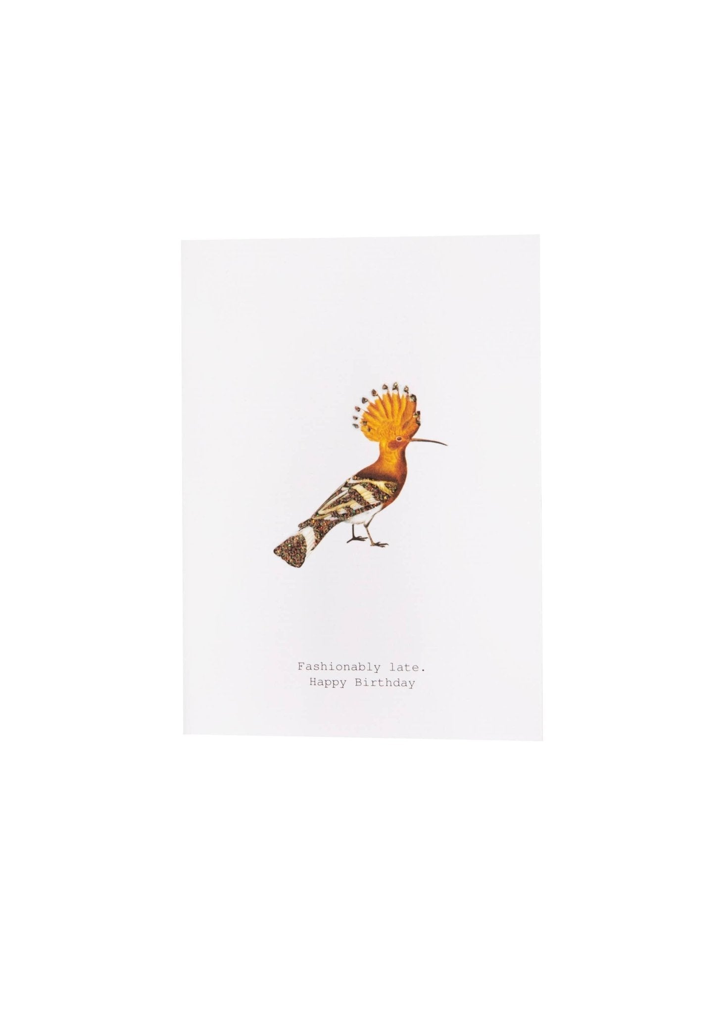 FASHIONABLY LATE GREETING CARD - Spiral Circle