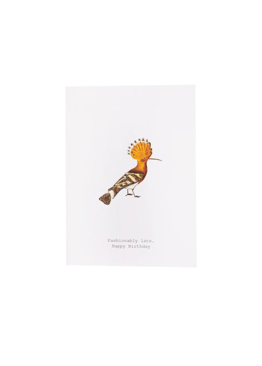 FASHIONABLY LATE GREETING CARD - Spiral Circle