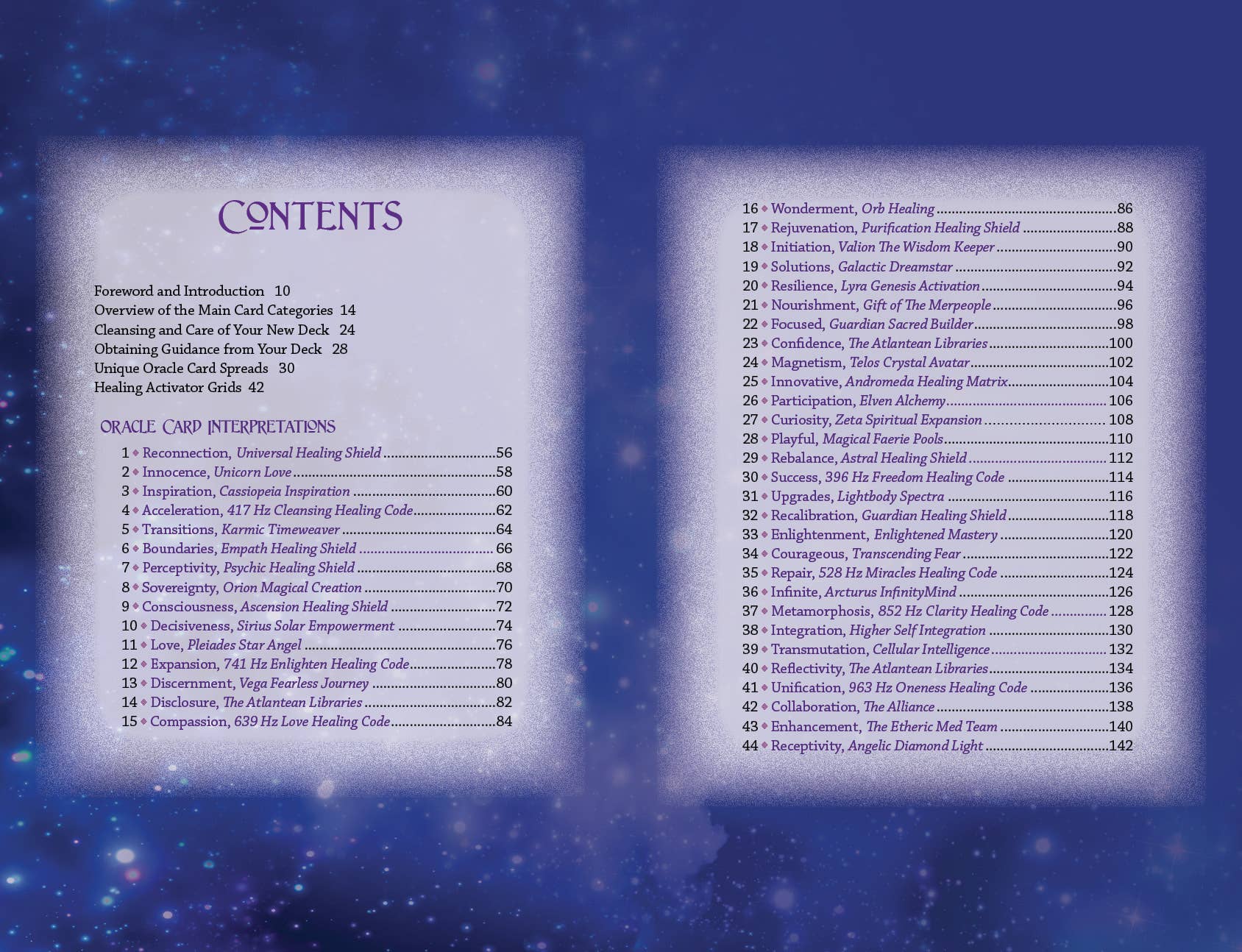 Celestial Frequencies: Oracle Cards and Healing Activators