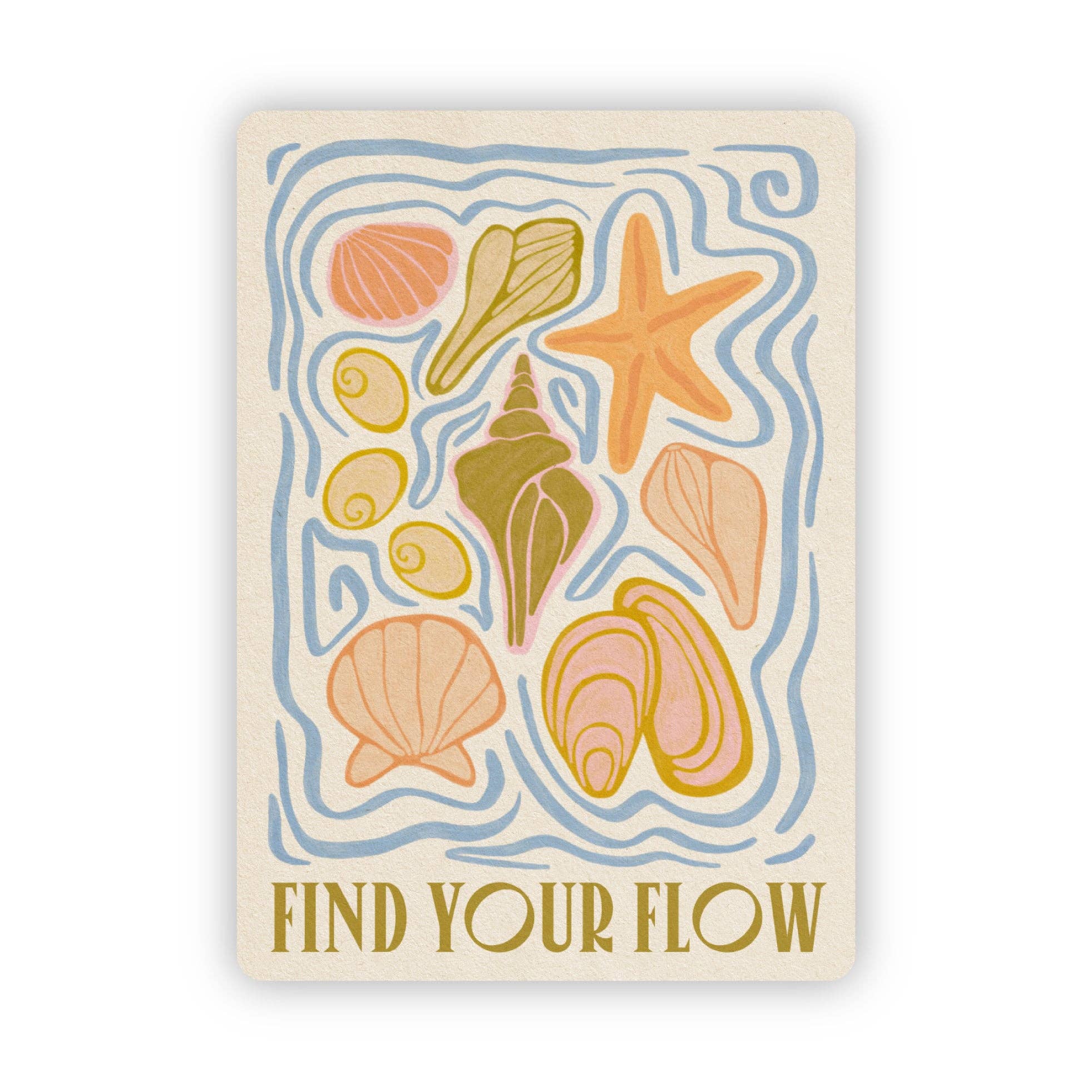 Find Your Flow - Vinyl Sticker - Spiral Circle
