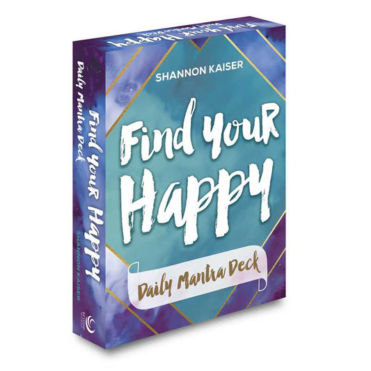 Find Your Happy Daily Mantra Deck - Spiral Circle