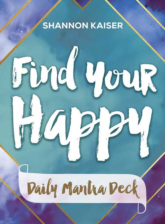 Find Your Happy Daily Mantra Deck - Spiral Circle