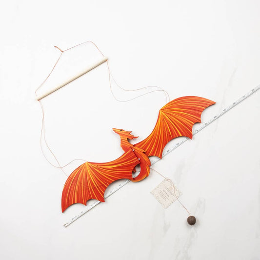 Fire Dragon Flying Mobile - Spiral Circle