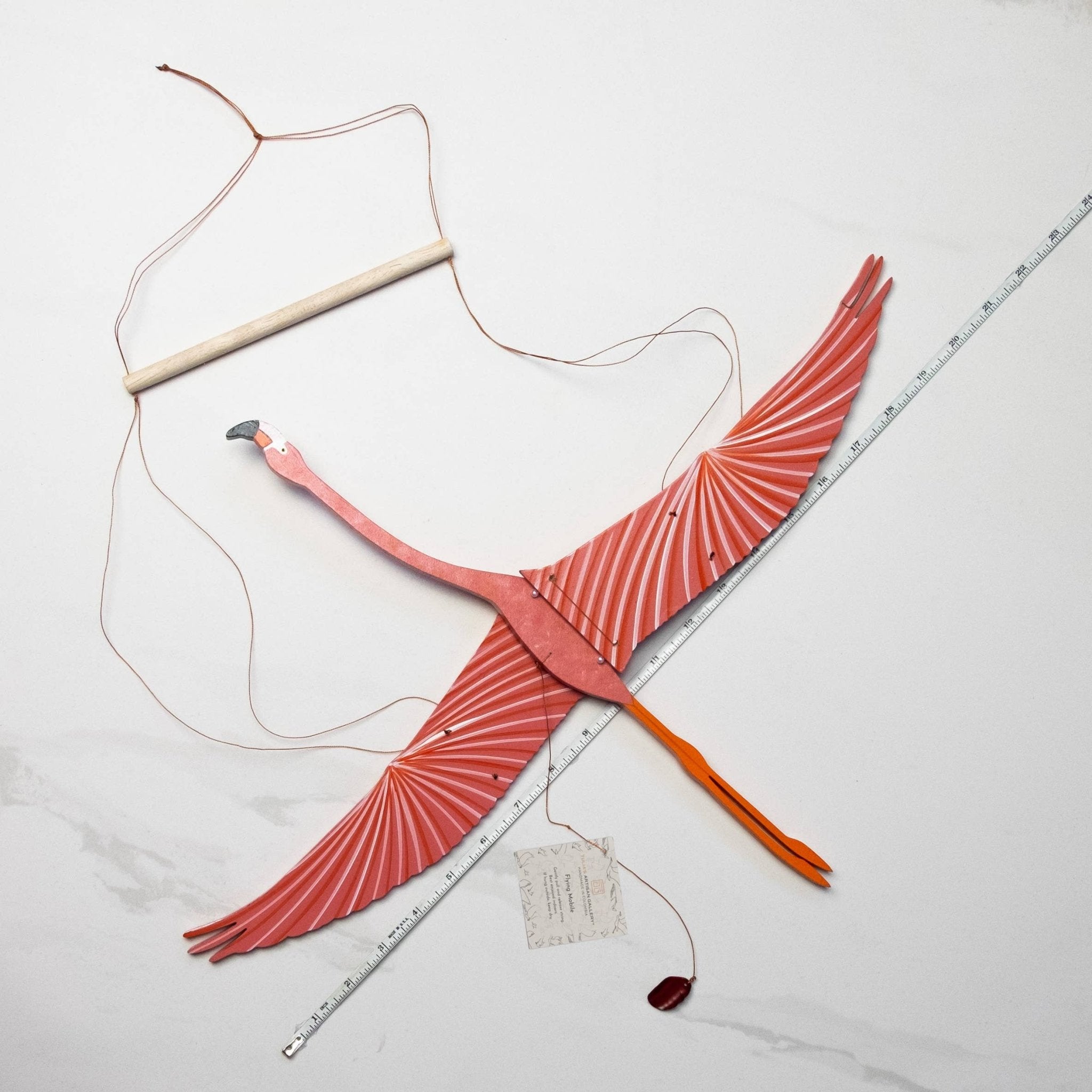 Flamingo Flying Mobile - Spiral Circle