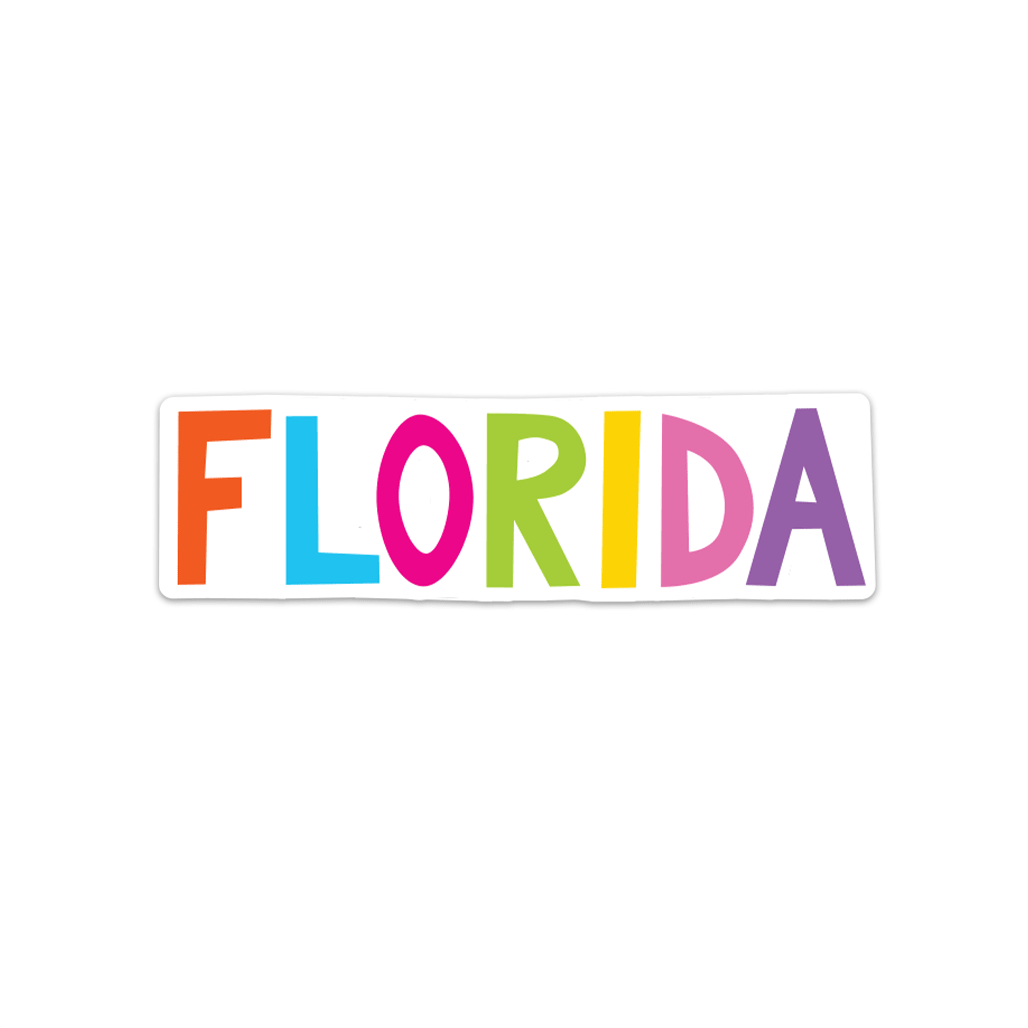 Florida Sticker - Spiral Circle