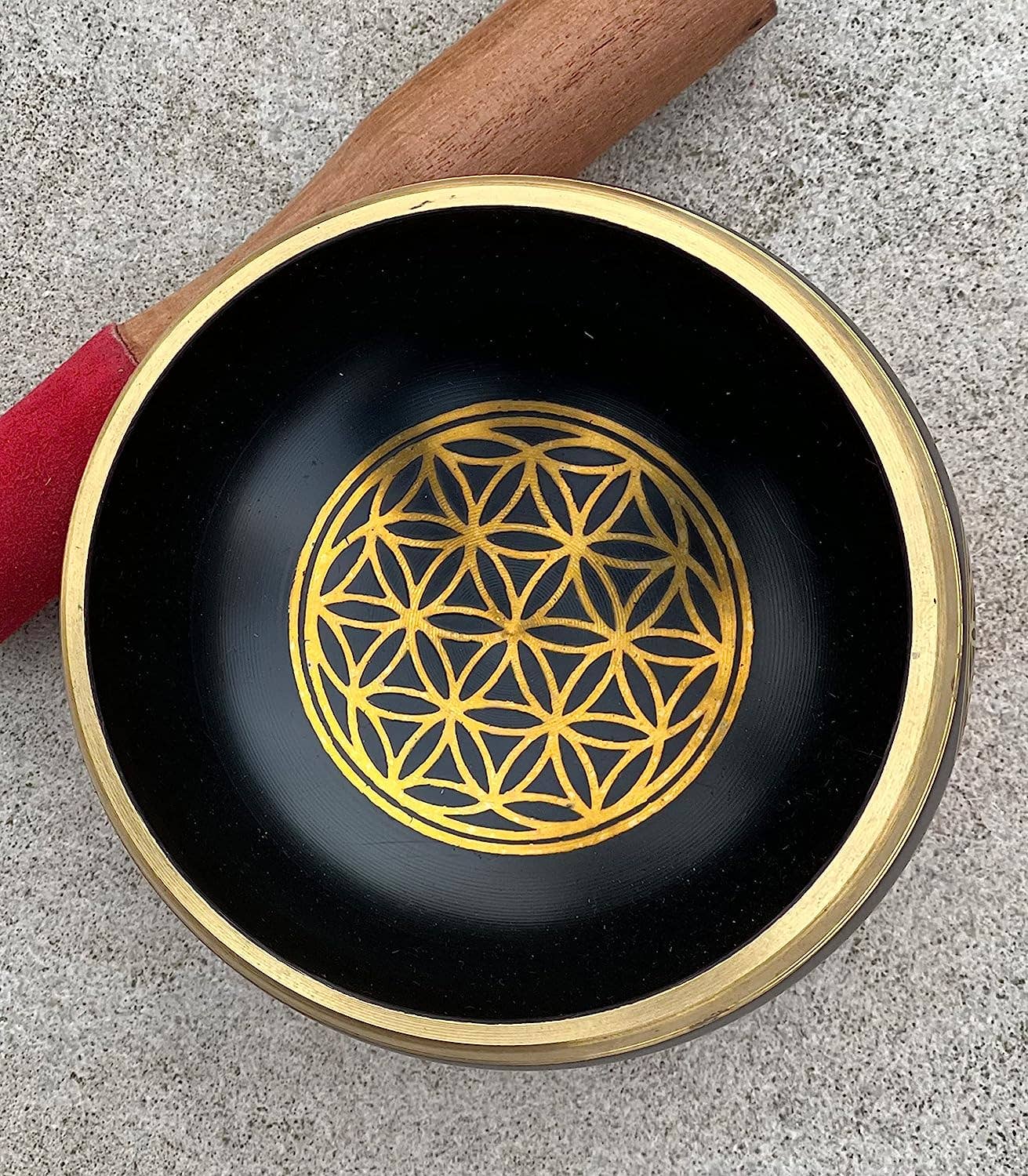 Flower Of Life Singing Bowl - Spiral Circle