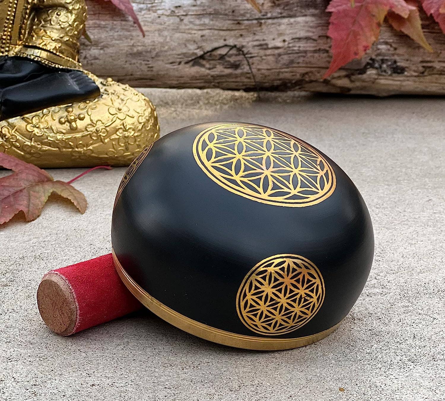 Flower Of Life Singing Bowl - Spiral Circle