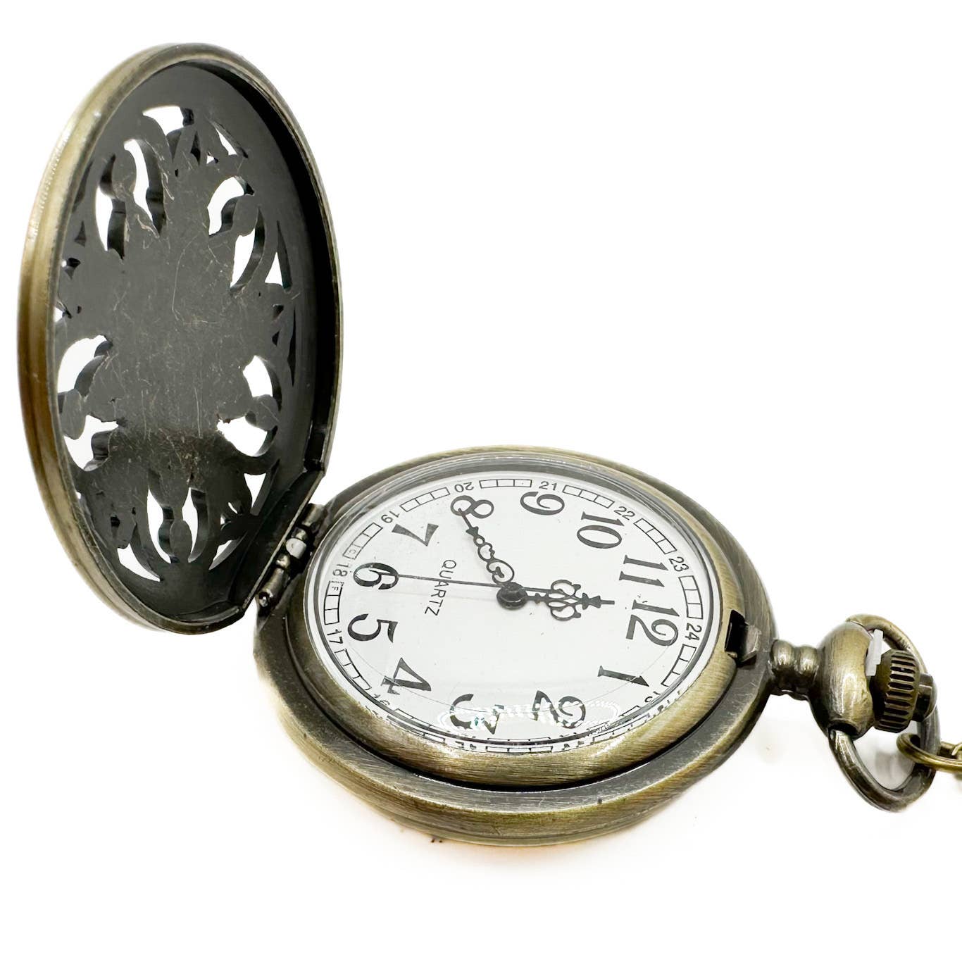 Flower Pocket Watch - Spiral Circle