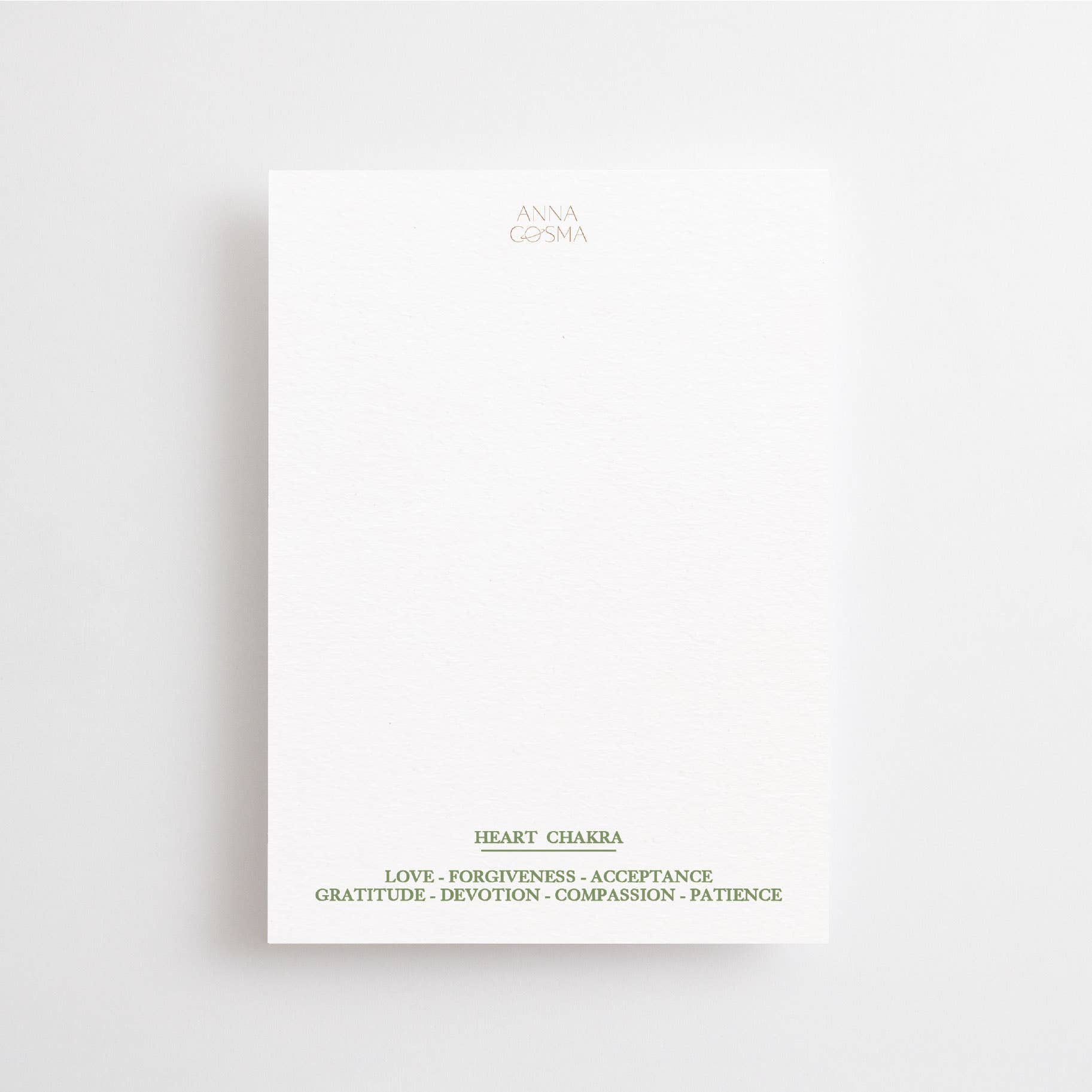 FOLLOW THE LOVE, ALWAYS - CHAKRA CARD - 4. HEART CHAKRA - Spiral Circle