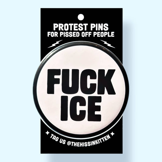 FUCK ICE (Button or Magnet!) - Spiral Circle