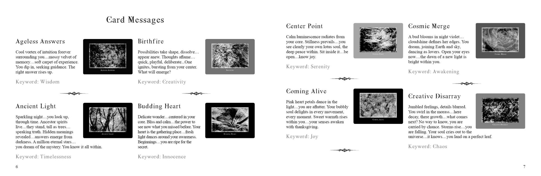 Gaia's Vision Oracle Cards - Spiral Circle