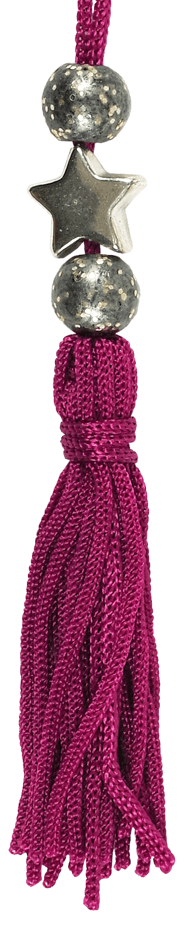 Galaxy Beaded Bookmark - Spiral Circle