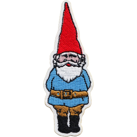 Garden Gnome | Iron - on Patch - Spiral Circle