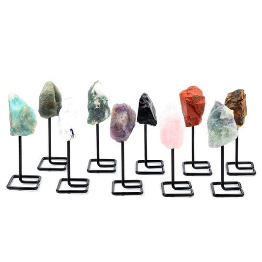 Gemstone Pin Stands - Spiral Circle