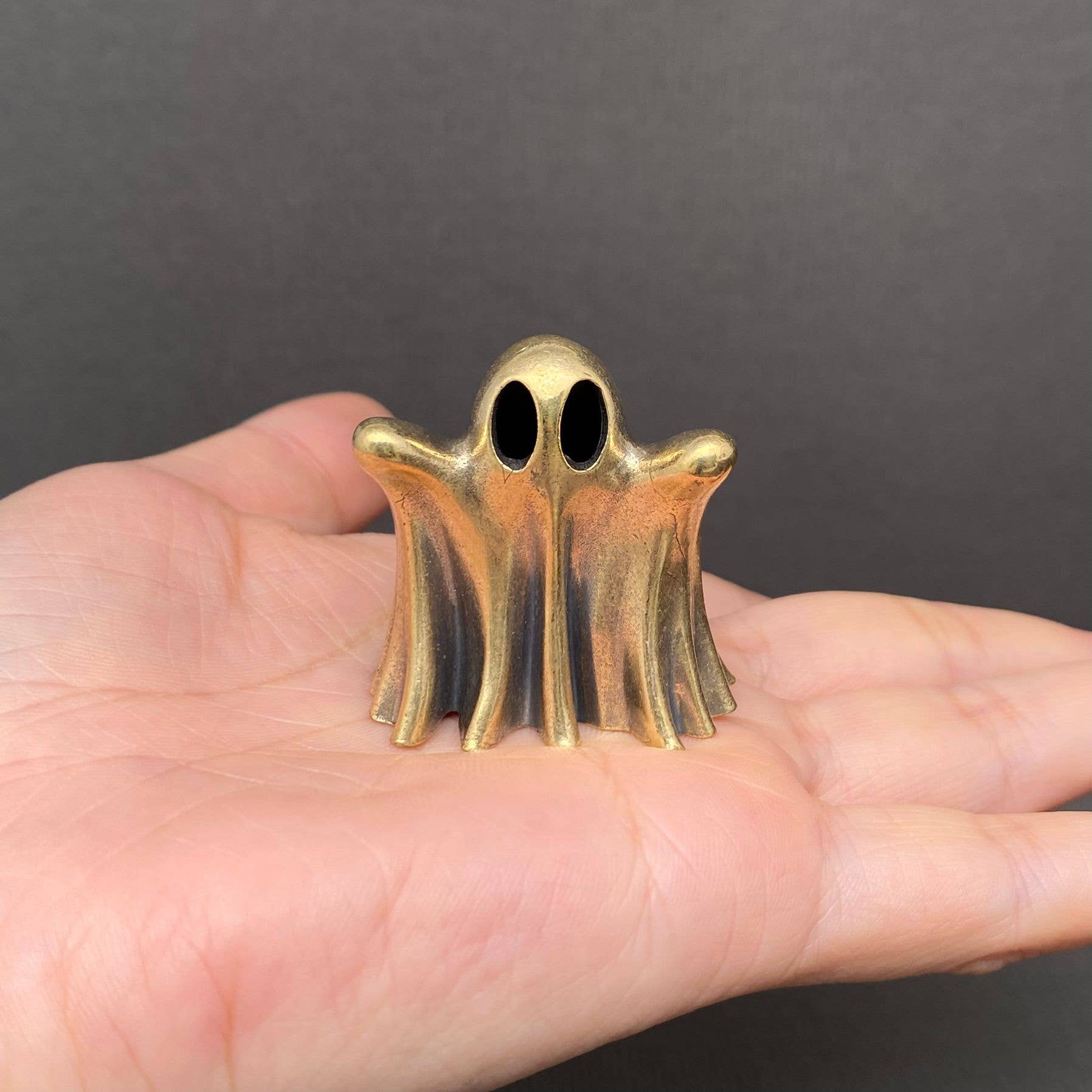 Ghost | Brass Figurine - Spiral Circle