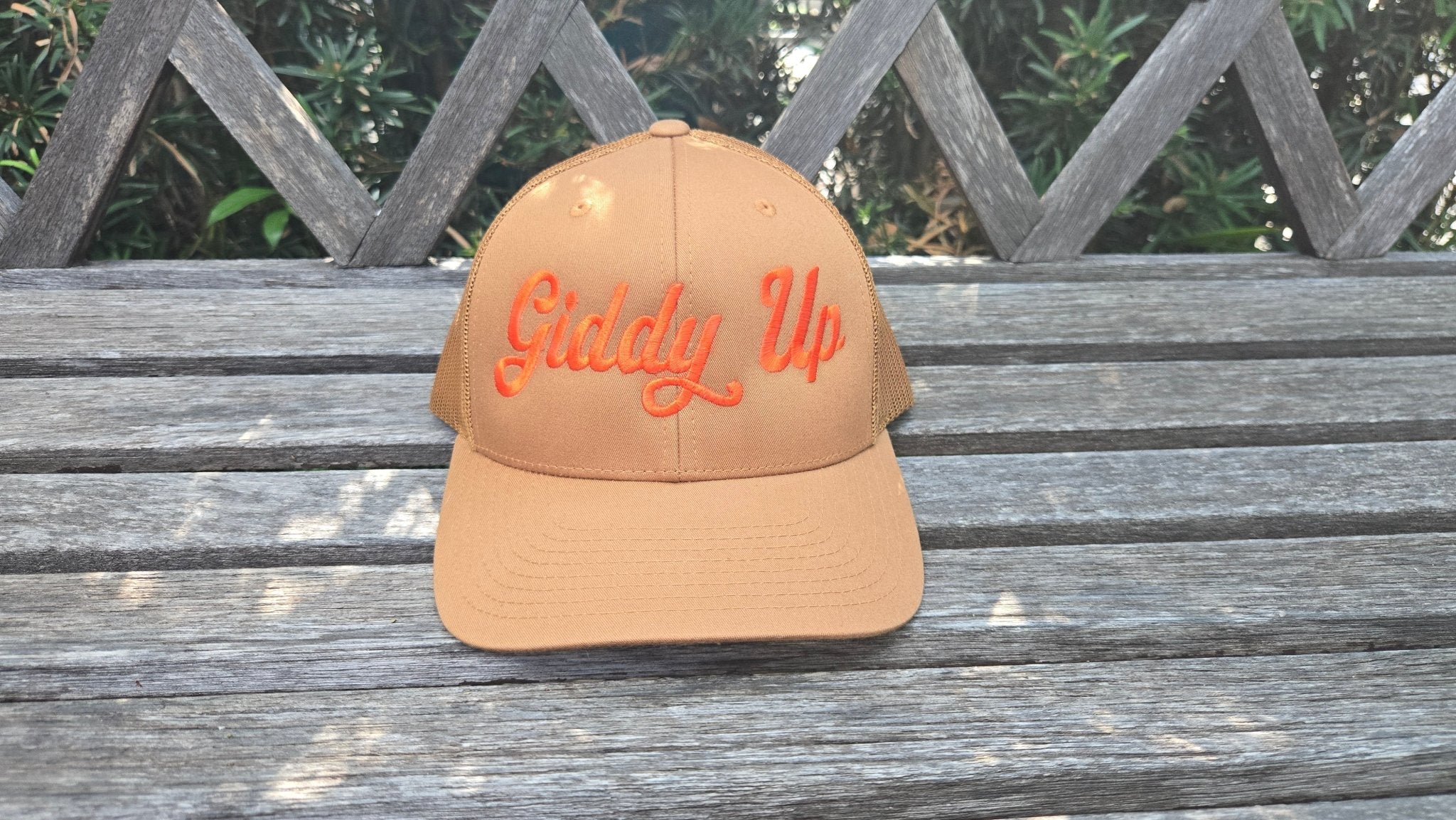 Giddy Up Trucker Hat - Spiral Circle