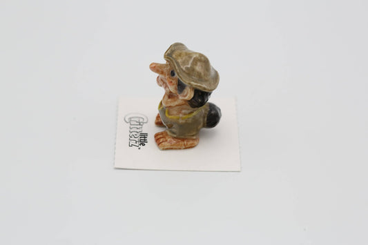 Giggles Troll With Hat Porcelain Miniature - Spiral Circle