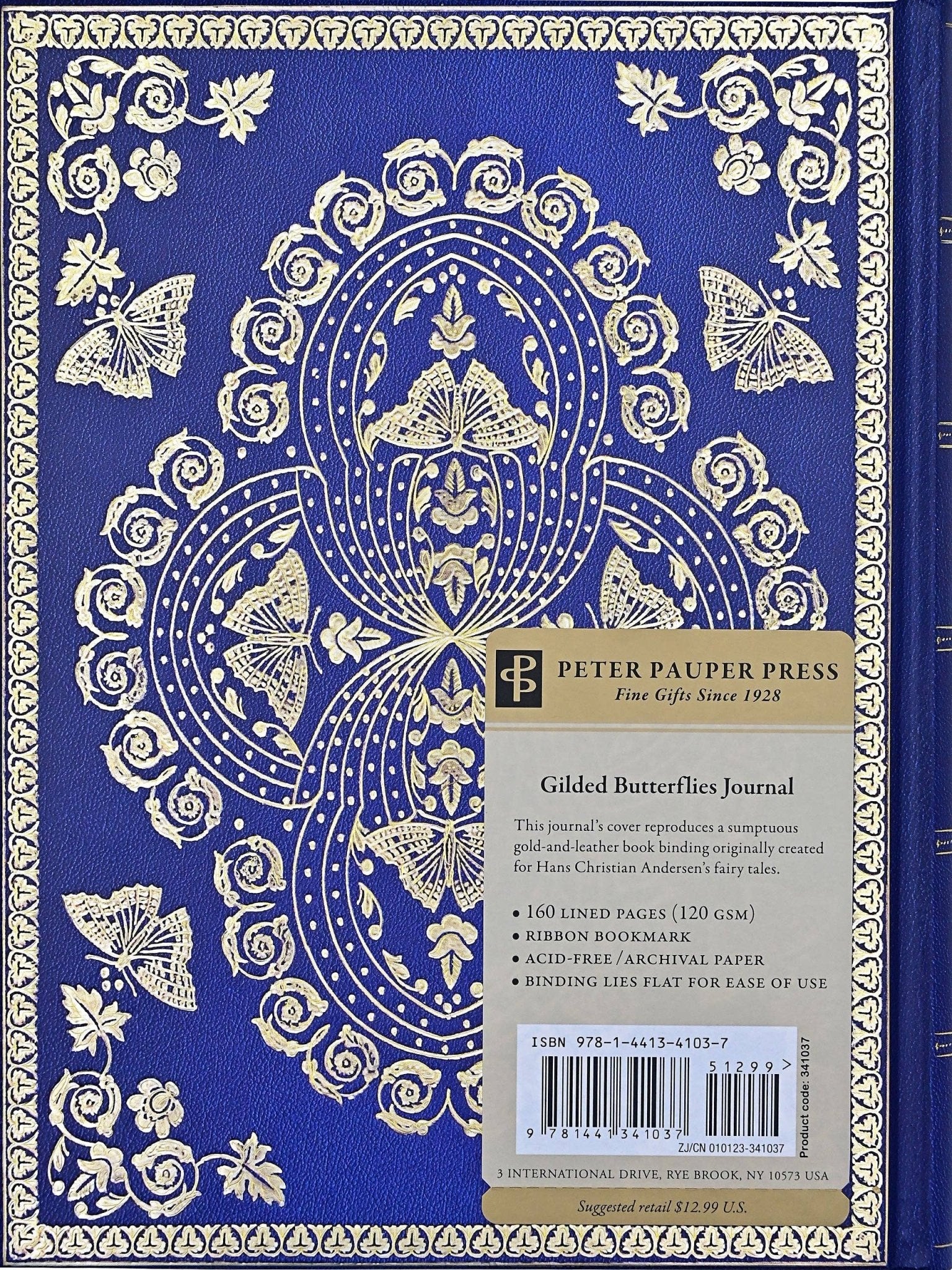 Gilded Butterflies Journal - Spiral Circle